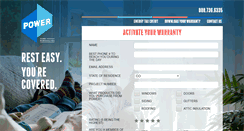Desktop Screenshot of powerwarranties.com